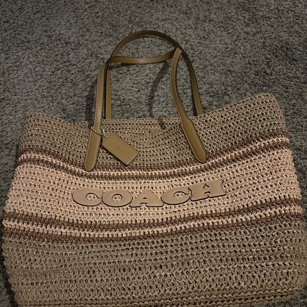 Coach Straw City Tote
